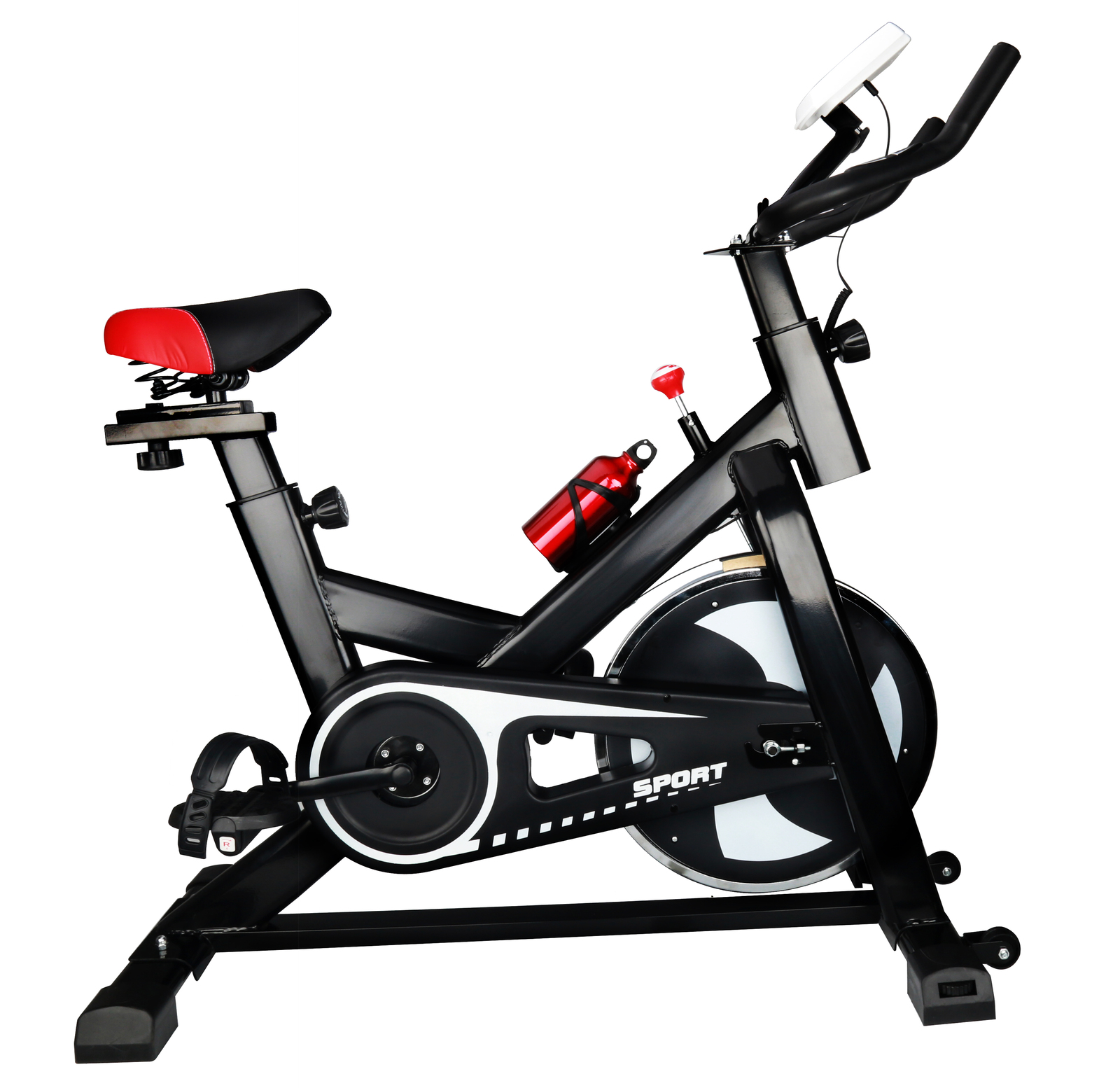 fitplus power advanced stationary fitness exercise spin bike
