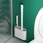 Revolutionary Silicone Soft Flex Toilet Brush, Cleaning Brush and Holder