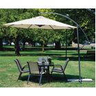 3m Steel Round Cantilever Outdoor Umbrella (White/Cream)