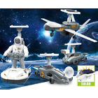 4 In 1 Solar Large Space Adventure DIY Educational Toy Kit