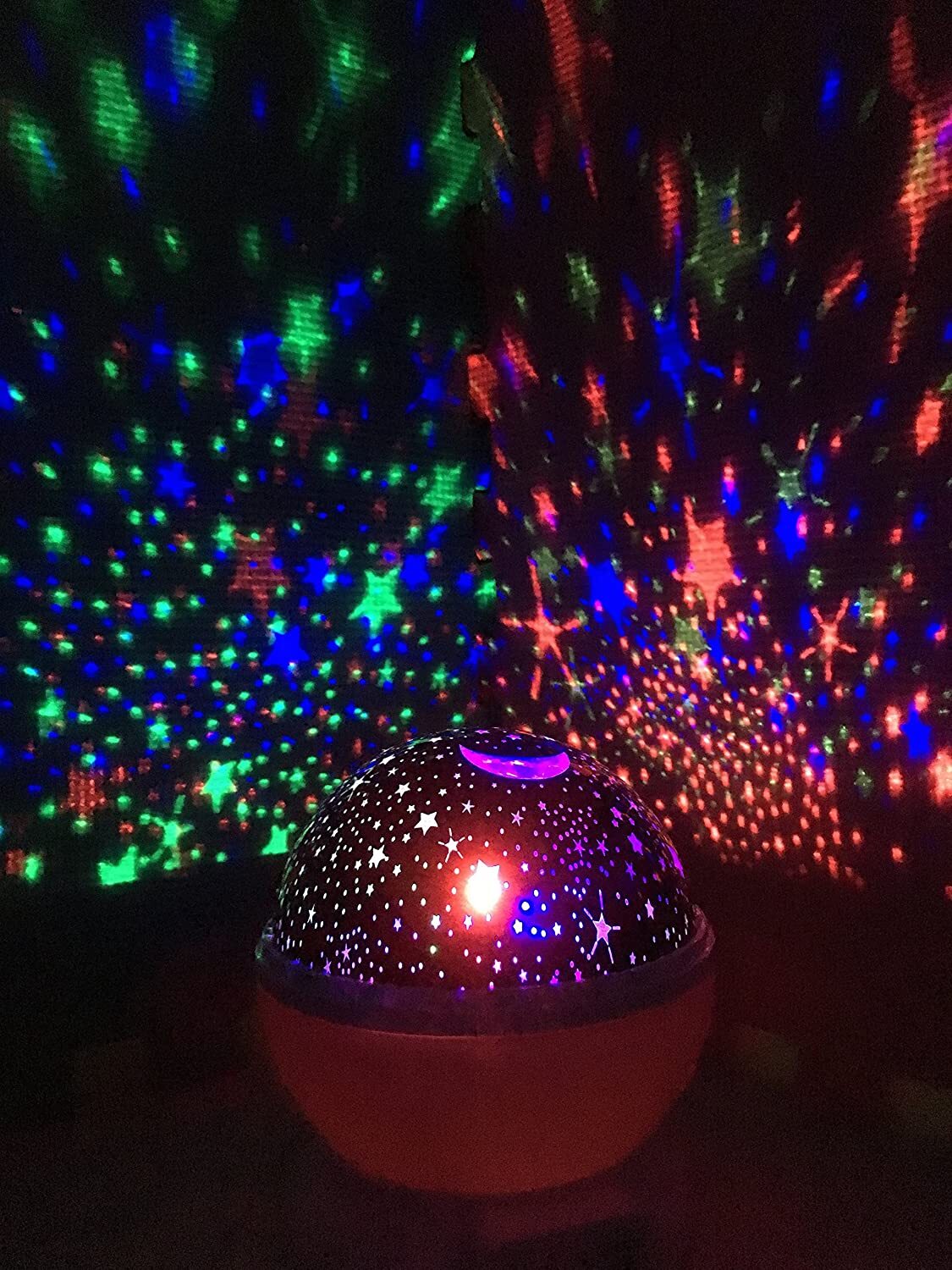 Star Projector Night Light Starry Sky Constellation Projection Lamp (Black) - Dshop.com.au