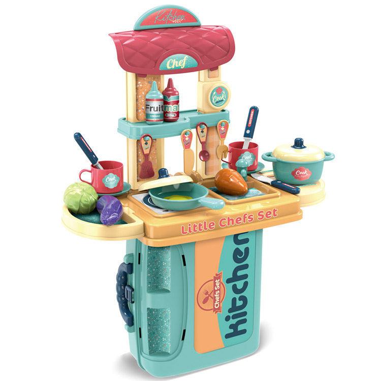 3 in 1 Kitchen Kids Pretend Play Toy Set - Dshop.com.au