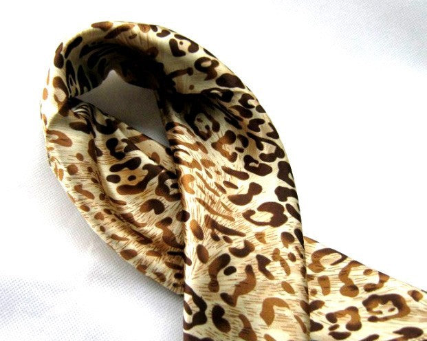 Ladies Gorgeous Leopard Print Silky Scarf - Dshop.com.au