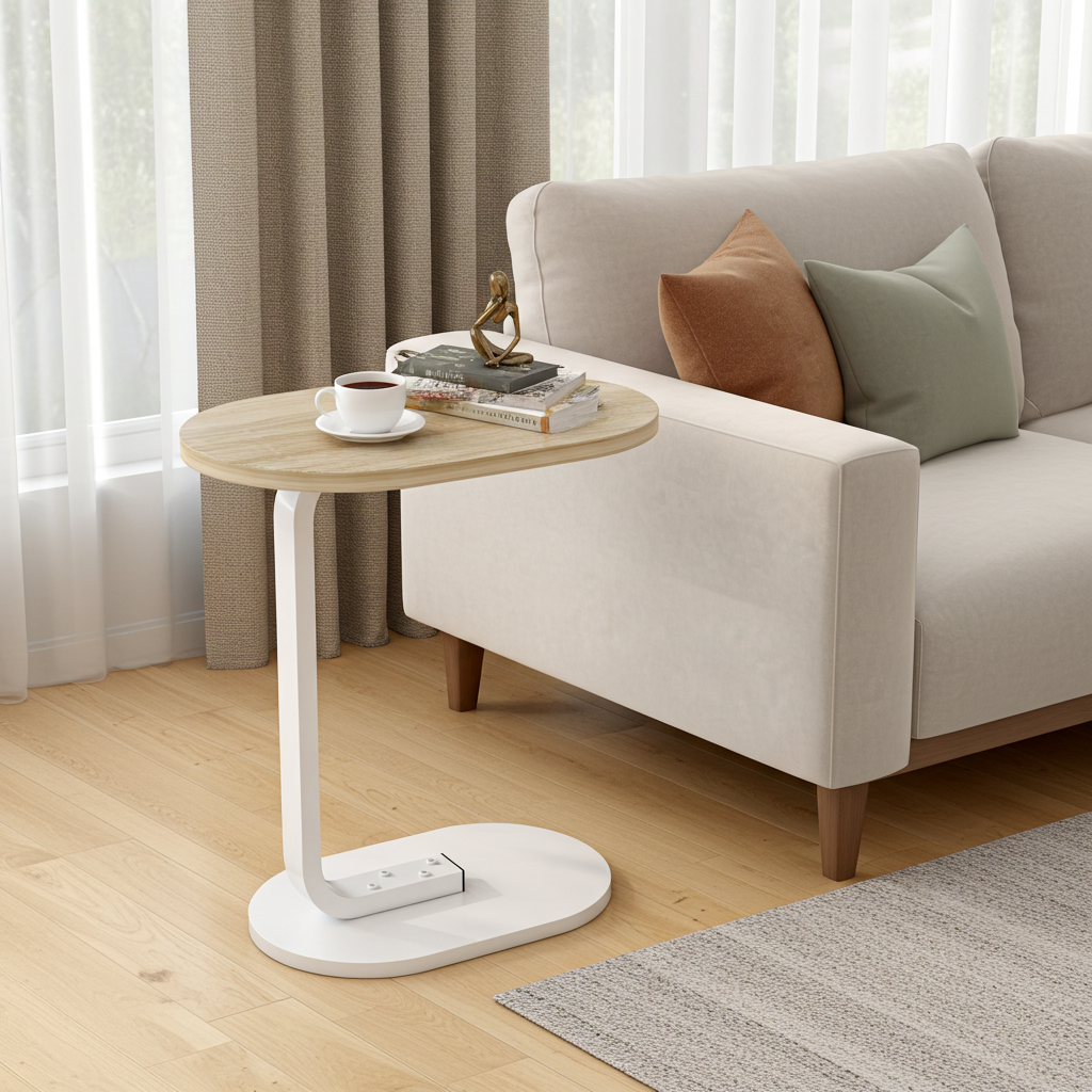 Cogency Sofa Bed Side Table Laptop Desk Accent Coffee Stand