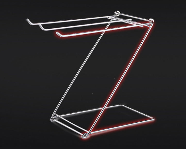 Kitchen Bathroom Benchtop Mini Towel Hanger Storage Rack - Dshop.com.au