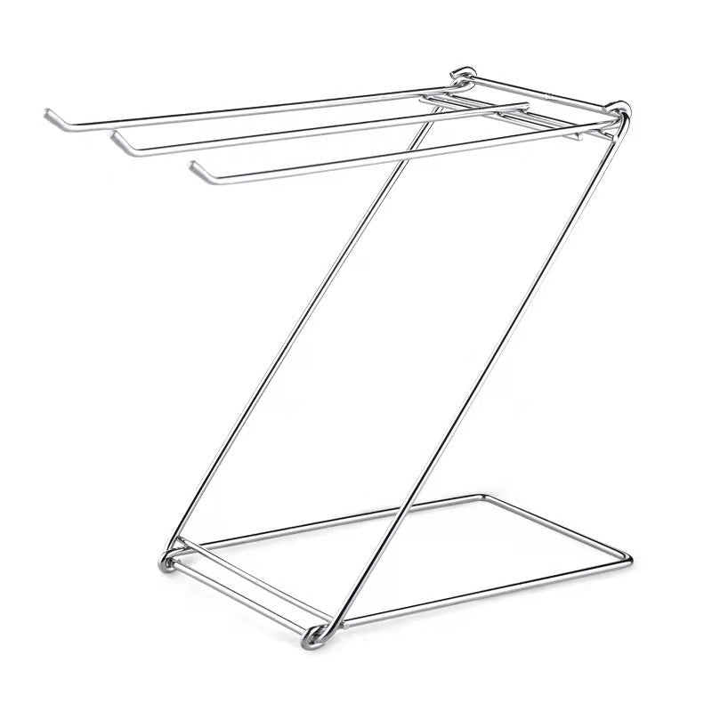 Kitchen Bathroom Benchtop Mini Towel Hanger Storage Rack - Dshop.com.au