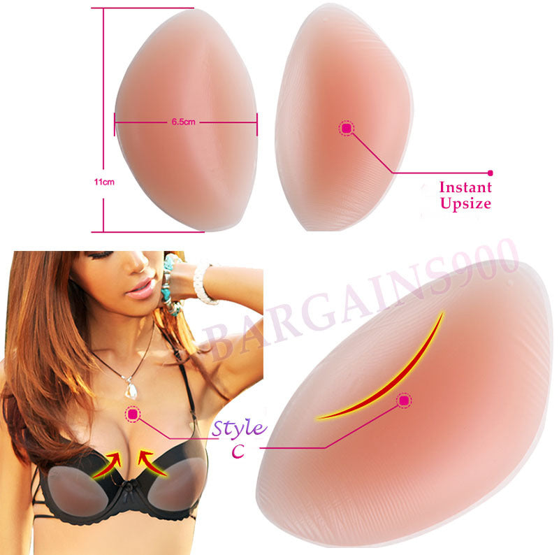 Breast Enhancer Silicone Fillet Bra Insert 3 Styles