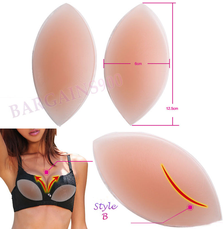 Breast Enhancer Silicone Fillet Bra Insert 3 Styles