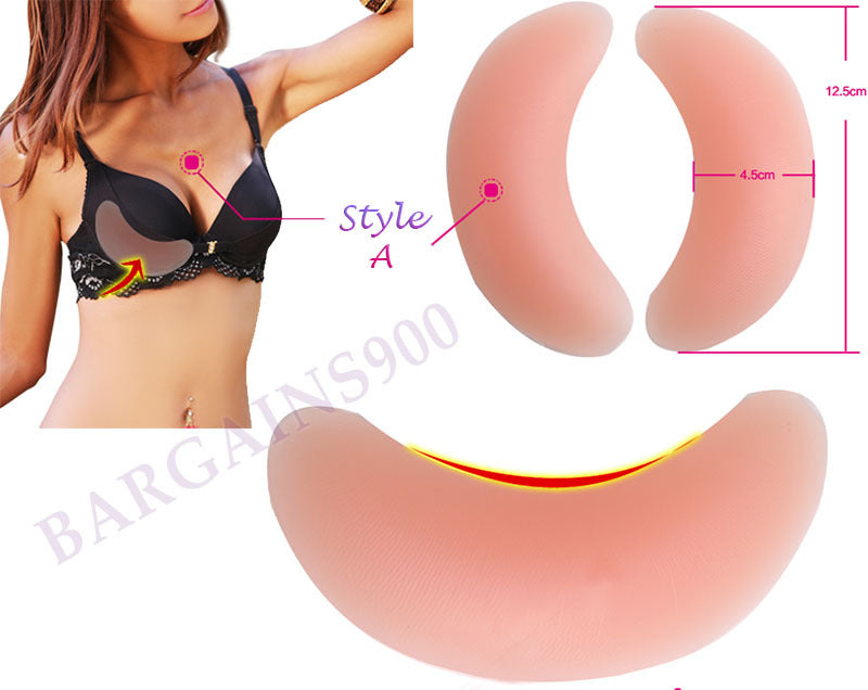 Breast Enhancer Silicone Fillet Bra Insert 3 Styles