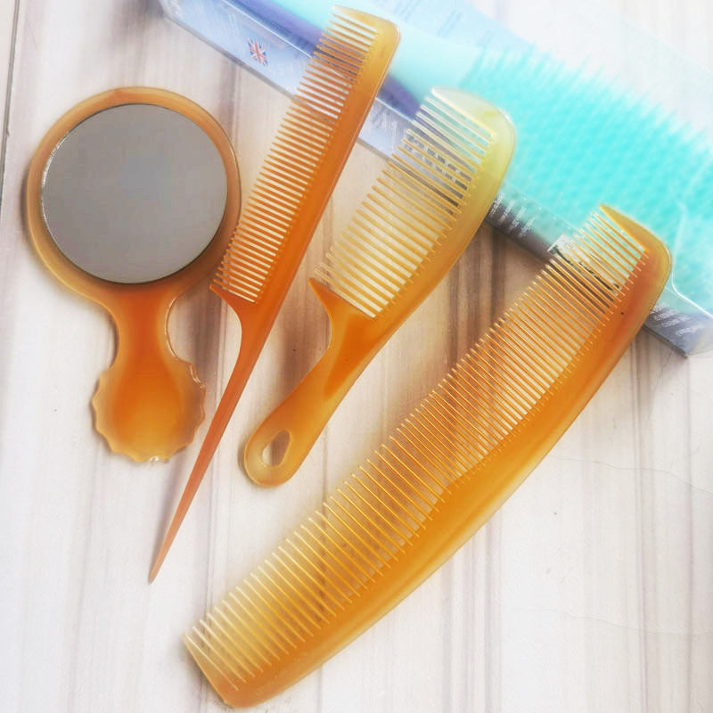 4-Piece Combs & Mirror Set - Dshop.com.au