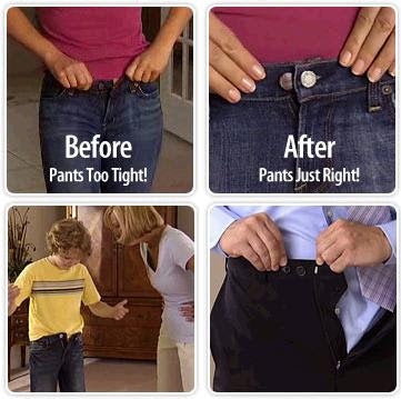 Instant Fix Perfect Fit 8 Buttons Metal Waist Extenders - Dshop.com.au