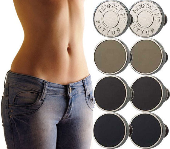 Instant Fix Perfect Fit 8 Buttons Metal Waist Extenders - Dshop.com.au