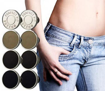 Instant Fix Perfect Fit 8 Buttons Metal Waist Extenders - Dshop.com.au