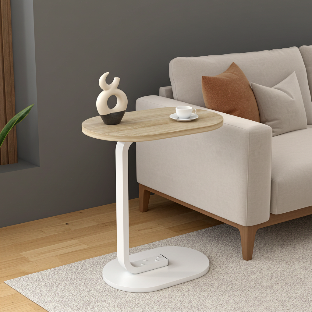 Cogency Sofa Bed Side Table Laptop Desk Accent Coffee Stand