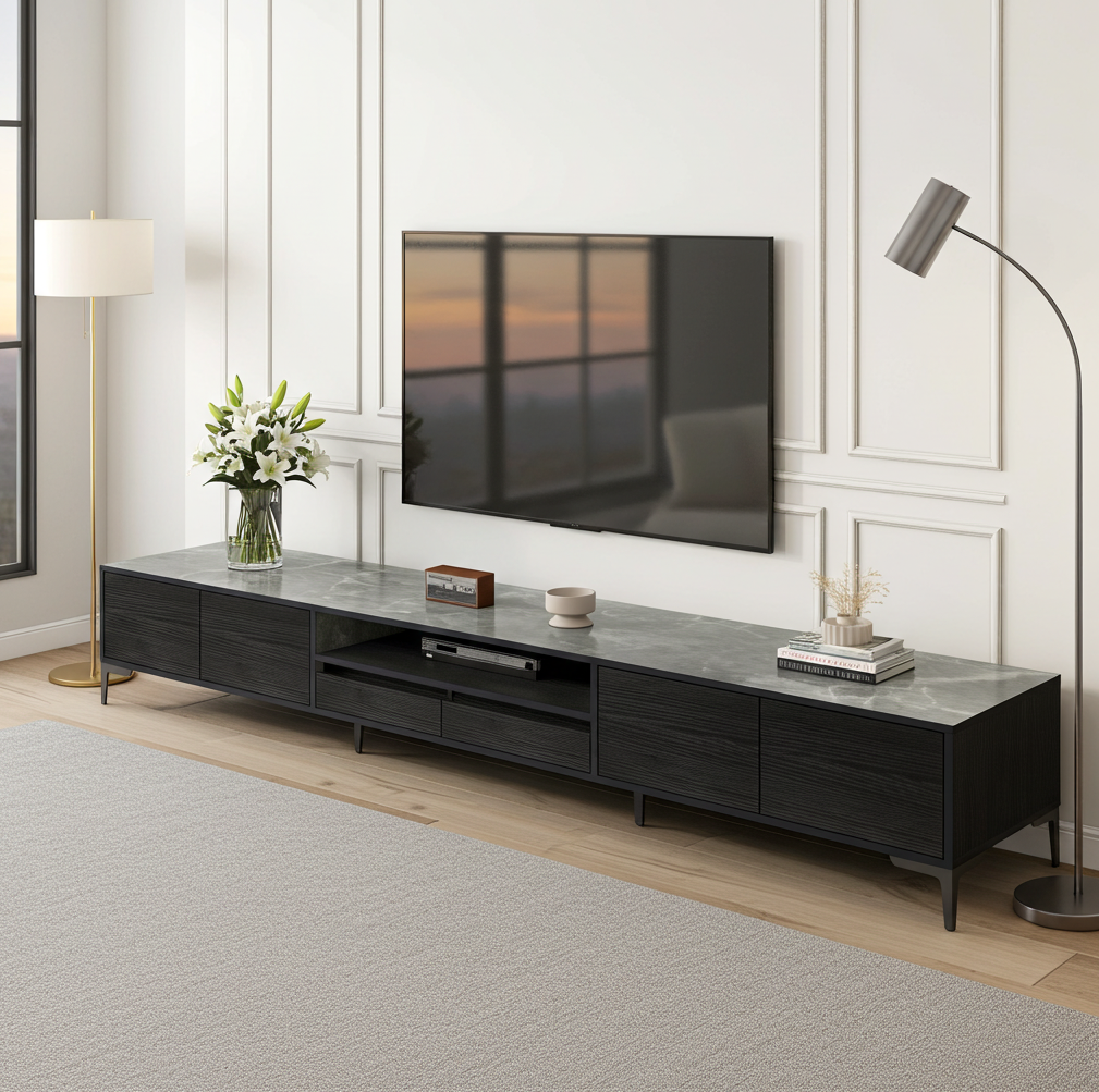 2m Minimalist TV Cabinet Entertainment Unit 200cm