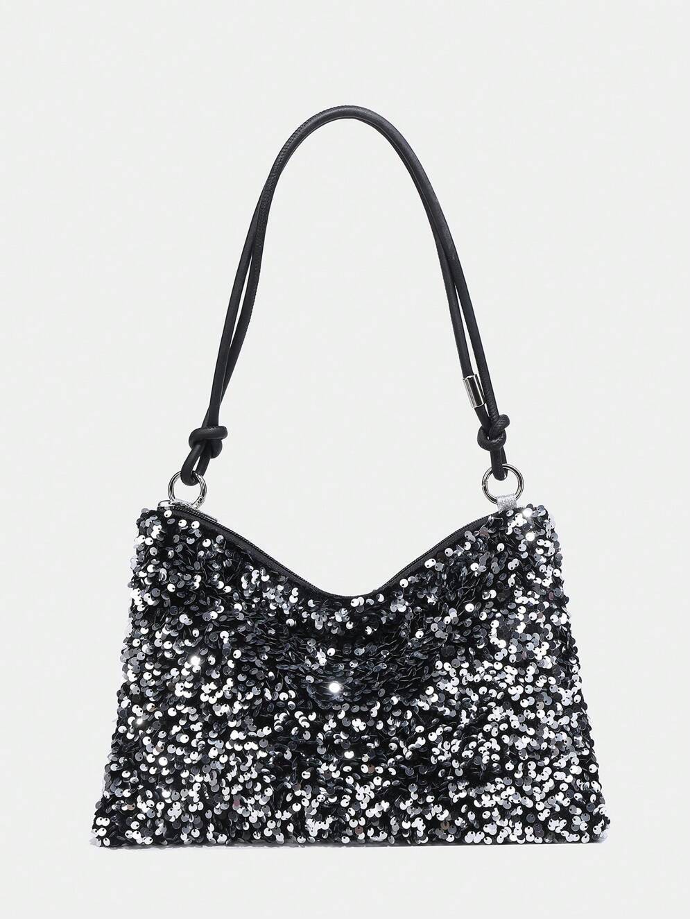 Luxury Sequined Designer Handbag Glitter Sparkle Evening Bag Clutch Purse - Dshop.com.au