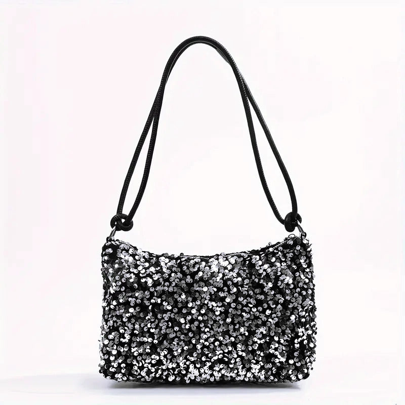 Luxury Sequined Designer Handbag Glitter Sparkle Evening Bag Clutch Purse - Dshop.com.au