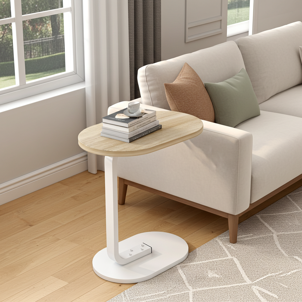 Cogency Sofa Bed Side Table Laptop Desk Accent Coffee Stand