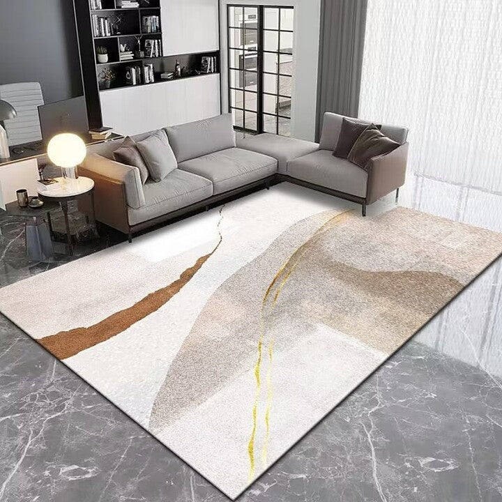 Lush Plush Essence Bedroom/Living Room Cotton Carpet Area Rug (200 x 140)