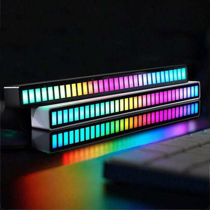 Smart 16 RGB LED Sound Control Music Rhythm Sync Light Bar Dancing Lamp - Dshop.com.au