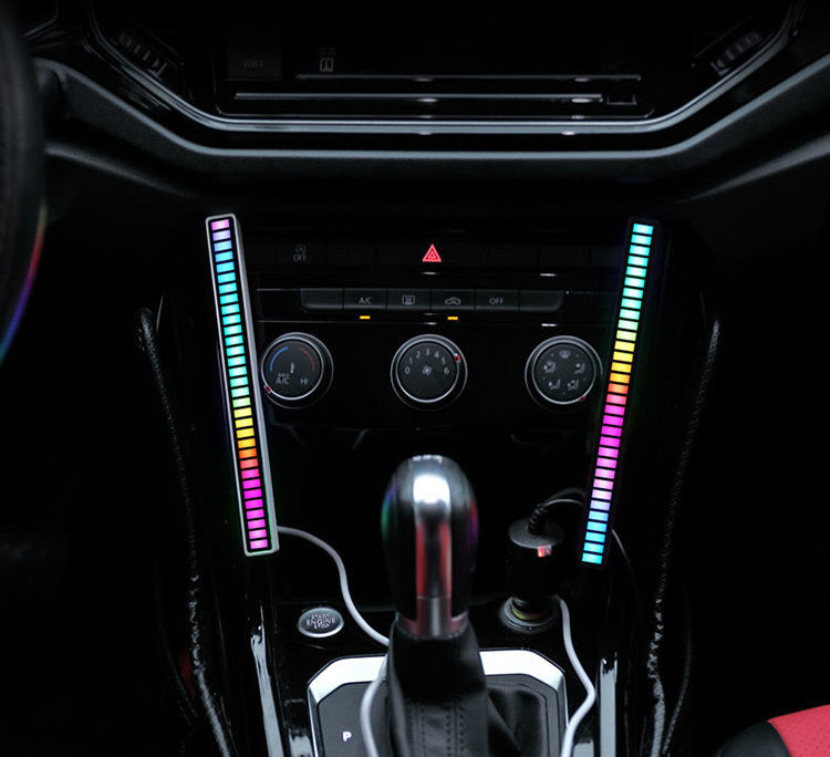 Smart 16 RGB LED Sound Control Music Rhythm Sync Light Bar Dancing Lamp - Dshop.com.au