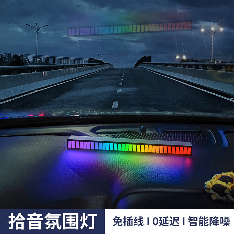 Smart 16 RGB LED Sound Control Music Rhythm Sync Light Bar Dancing Lamp - Dshop.com.au