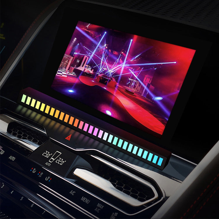 Smart 16 RGB LED Sound Control Music Rhythm Sync Light Bar Dancing Lamp - Dshop.com.au