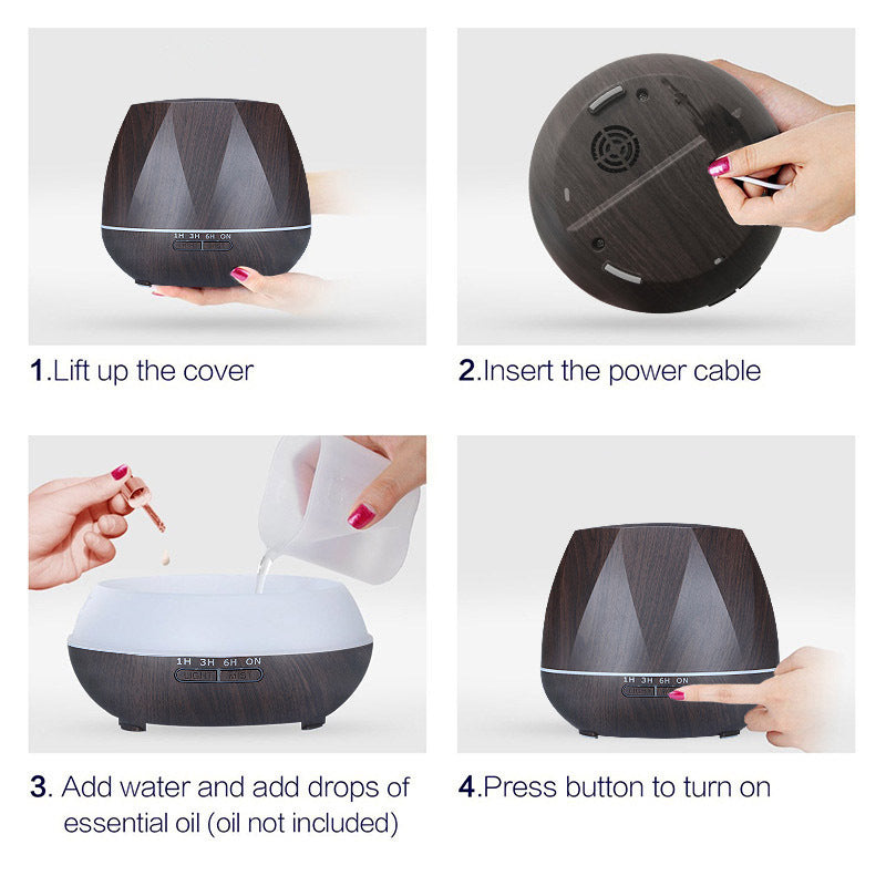Multifunction Humidifier Diffuser with LCD and Remote Control - Dshop.com.au