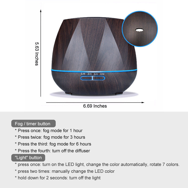 Multifunction Humidifier Diffuser with LCD and Remote Control - Dshop.com.au