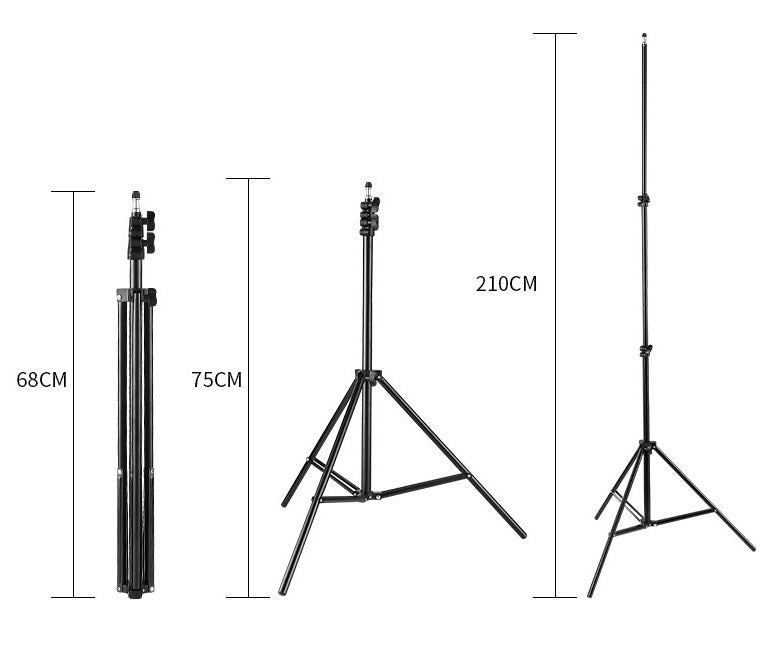 2.1m Universal Light Camera Holder Tripod Stand - Dshop.com.au