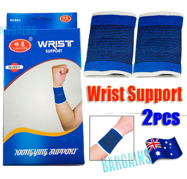 2 x Adjustable Wrist Support Brace Compression Stabilizer - Dshop.com.au