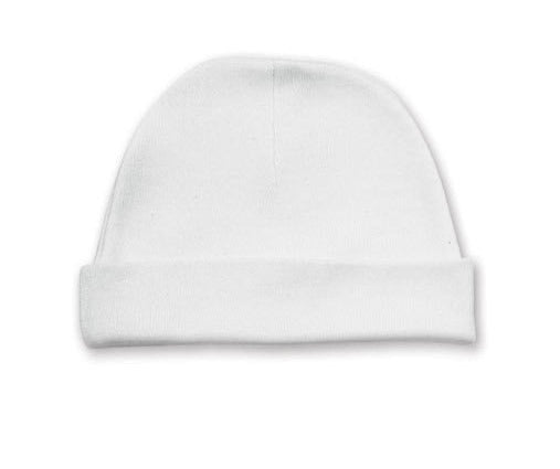 White Baby Newborn Infant Beanie Cotton Knit Hat Cap - Dshop.com.au
