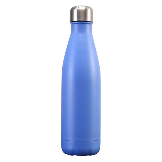 Stainless Steel Vacuum Insulated Sports Water Bottle Thermal Flask (Blue) - Dshop.com.au