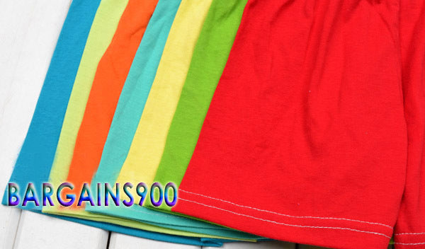 Kids Cotton Shorts 1-4 Years Old Boys Girls Toddlers - Mixed Colours - Dshop.com.au