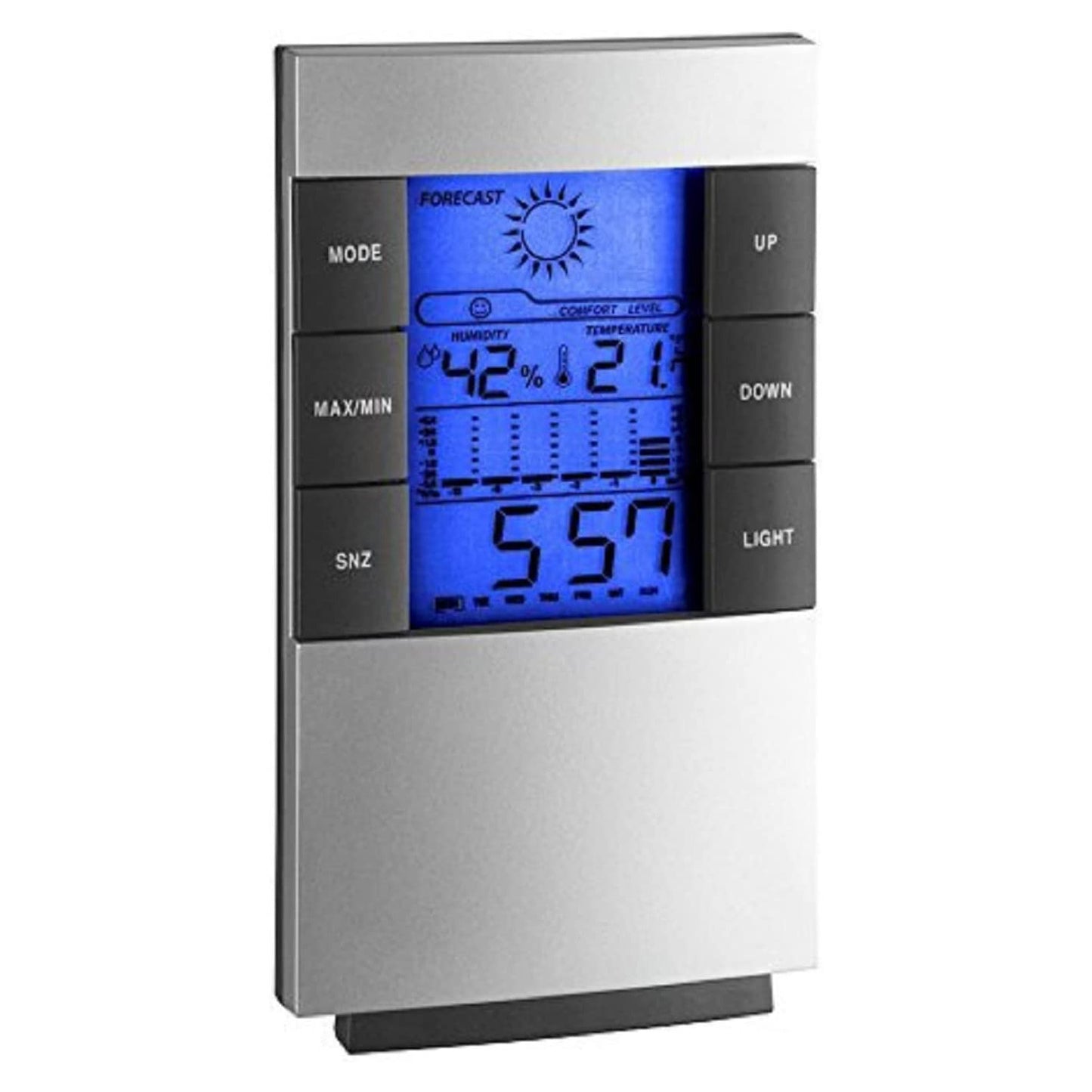 2 x Multifunction Desk Weather Station Alarm Clocks - Dshop.com.au