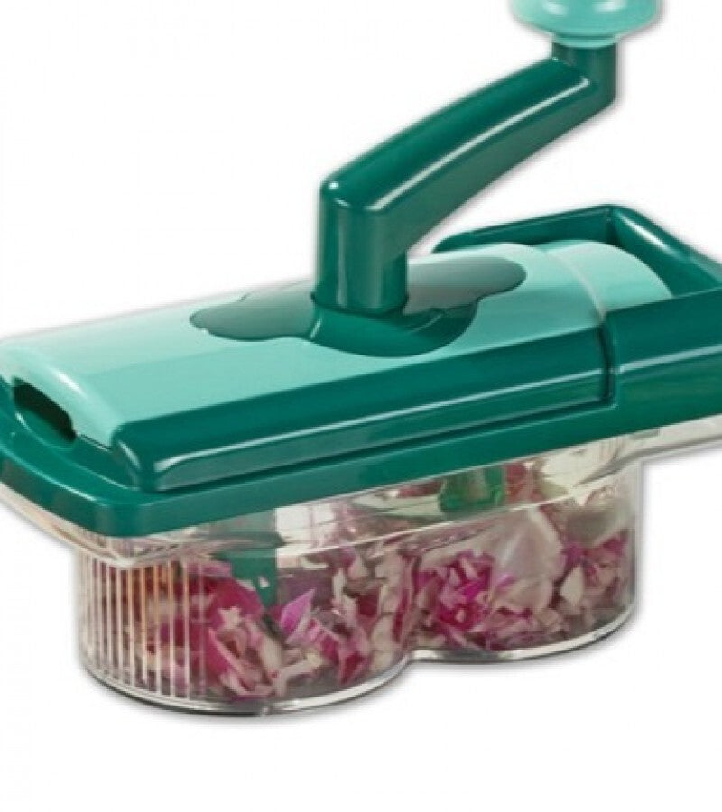 Genius Nicer Twister Vegetable Fruit Dicer Slicer Food Processor Cutter Fusion Twist 7 PC Set - Dshop.com.au