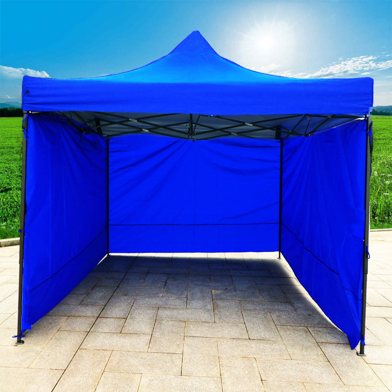3-Side Gazebo Walls 3m x 3m (Blue- Walls Only) - Dshop.com.au