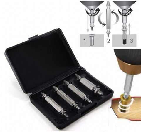 Damaged Screw and Bolt Remover Speed Out Extractor Drill Screwdriver Bits Tool Kit - Dshop.com.au