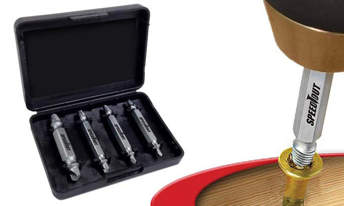 Damaged Screw and Bolt Remover Speed Out Extractor Drill Screwdriver Bits Tool Kit - Dshop.com.au