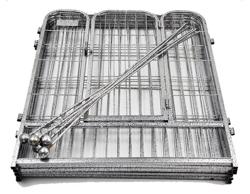 Premium Heavy Duty Metal Pet Dog Exercise Playpen Enclosure Fence Cage (60x70 x 6) - Dshop.com.au