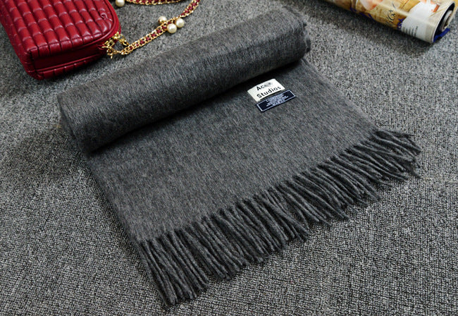 Soft Long Woven Wool Scarf - Dshop.com.au