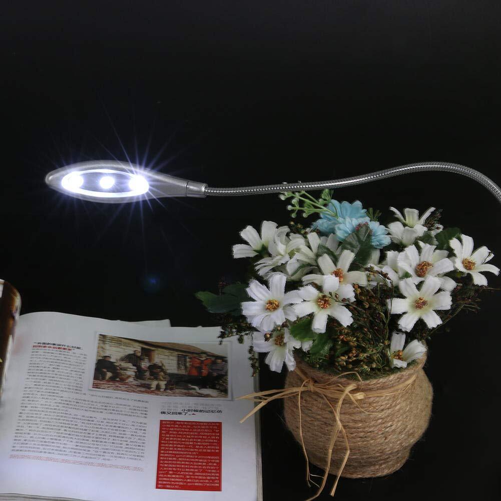 2 x Portable LED Flexi Light Reading Lamp (Black)