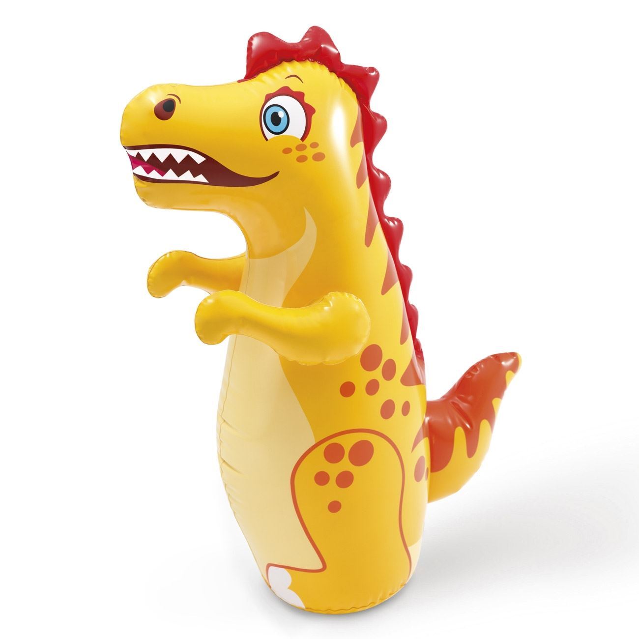 Intex Inflatable Animal Toy 3D Bop Bag (Yellow Dinosaur)