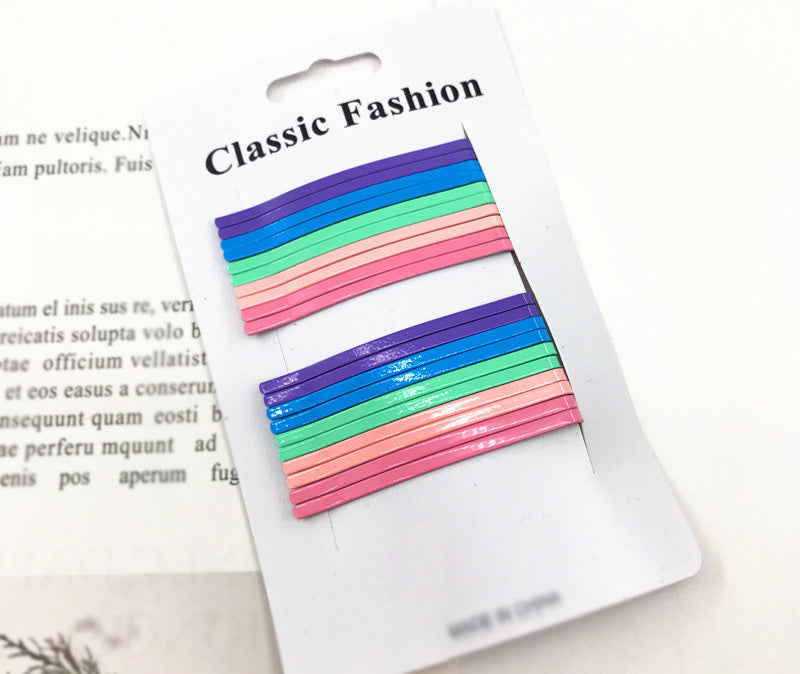 20 x Colourful Rainbow Hair Clips Hairpins