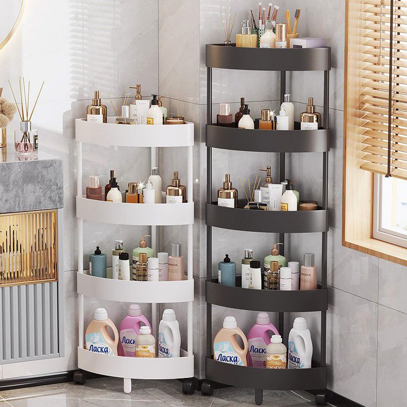 5 Tier Multipurpose Corner Shelf Bathroom Kitchen Trolley Storage Rack Organizer
