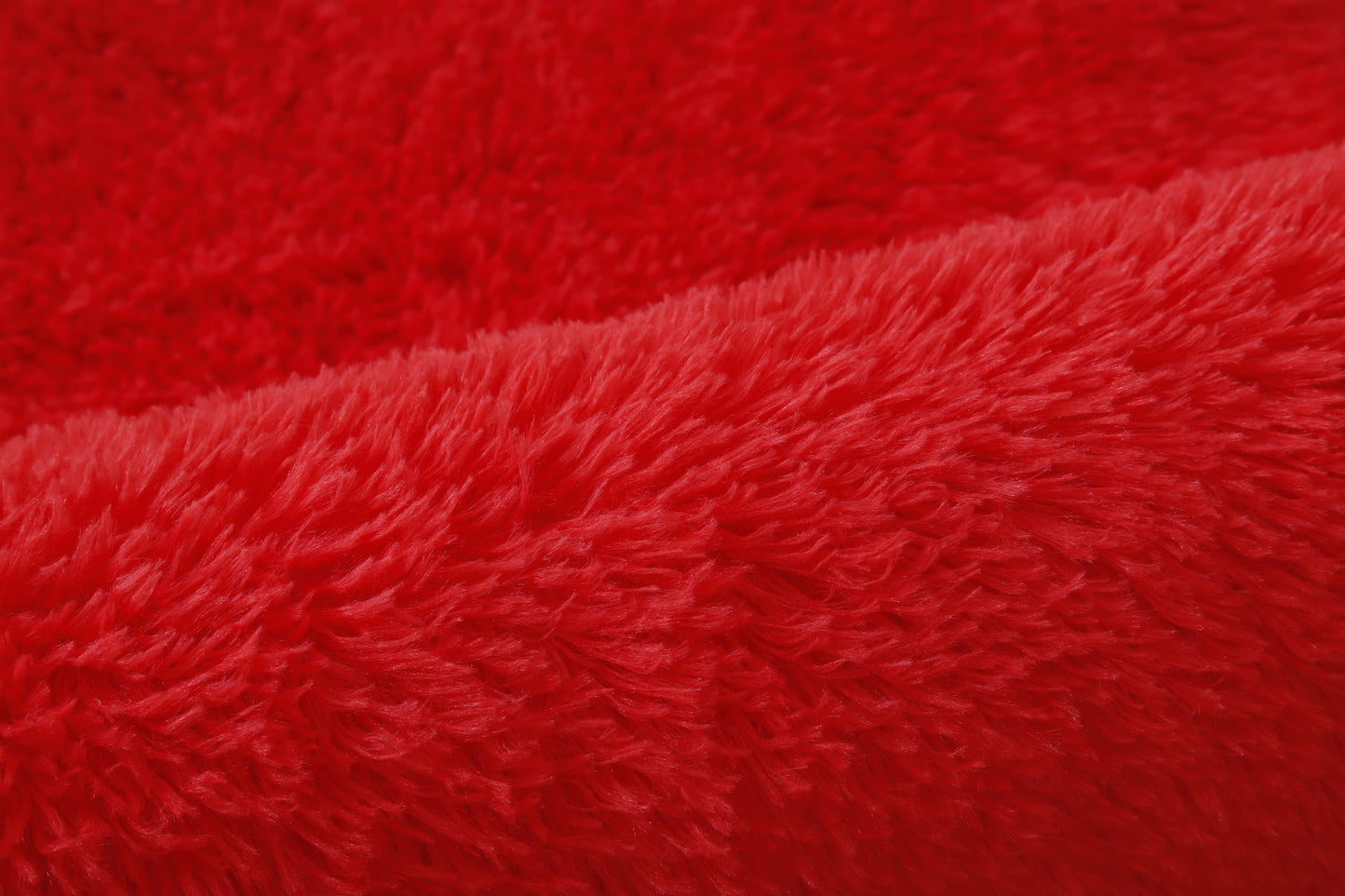 Infinity Round Shag Rug 100cm (Red)