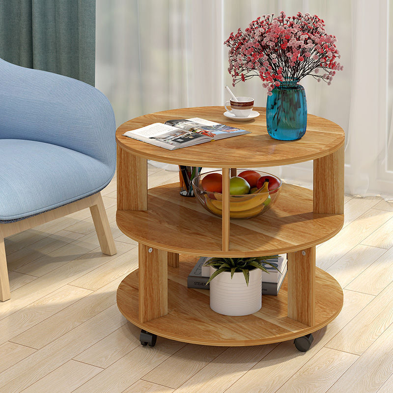Vogue Round Coffee Table (Oak)