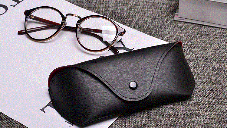 Deluxe Faux Leather Glasses Sunglasses Case