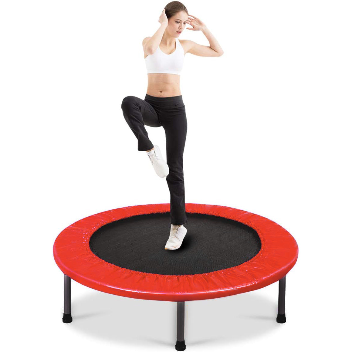 40" Mini Trampoline Home Fitness Gym (Red)