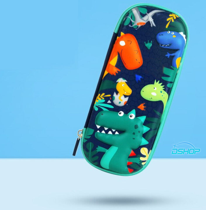 3D Dinosaur Pencil Box Case Storage Organiser